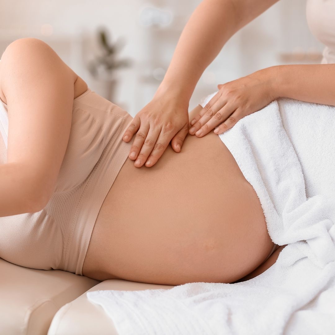 Pregnancy massage by a trained specialist